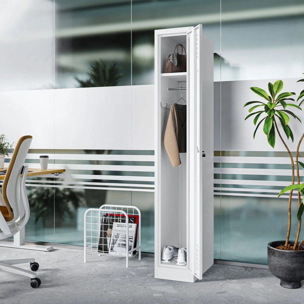 Kovová pracovná skriňa KACPER II 1 Plus 300 x 1800 x 500 mm