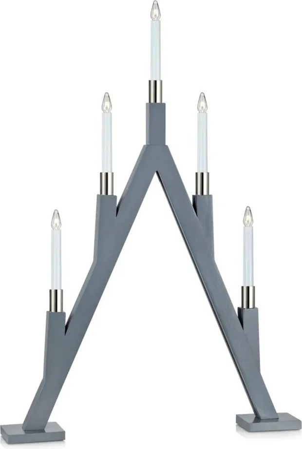 Sivá vianočná svetelná dekorácia Bjurfors – Markslöjd