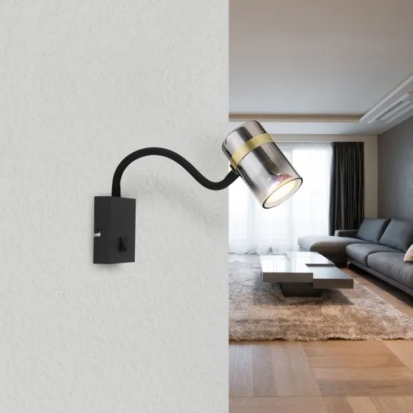 Globo 57916W - Flexibilná lampička TRABBY 1xGU10/8W/230V