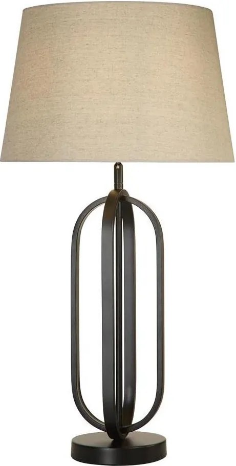 Searchlight EU91101NA - Stolná lampa CHIC 1xE27/60W/230V krémová