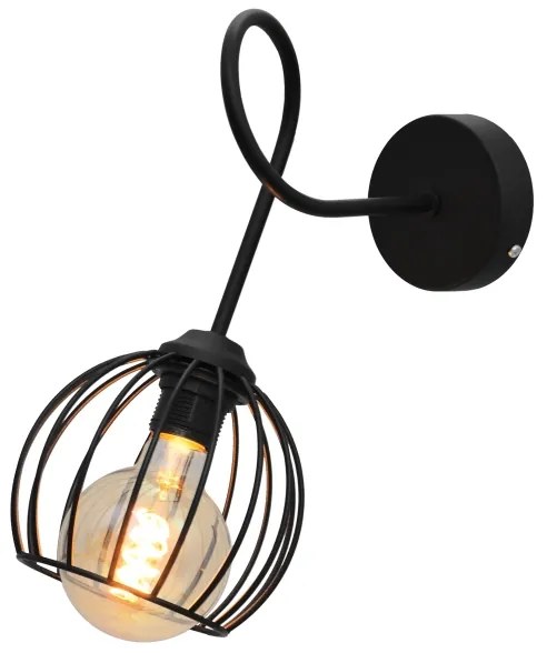 Nástenné svietidlo OXFORD 1xE27/15W/230V čierna
