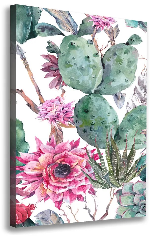 Moderný obraz canvas na ráme Kaktusy pl-oc-70x100-f-116179692