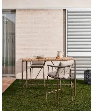 SALGUER záhradná pultová stolička Béžová