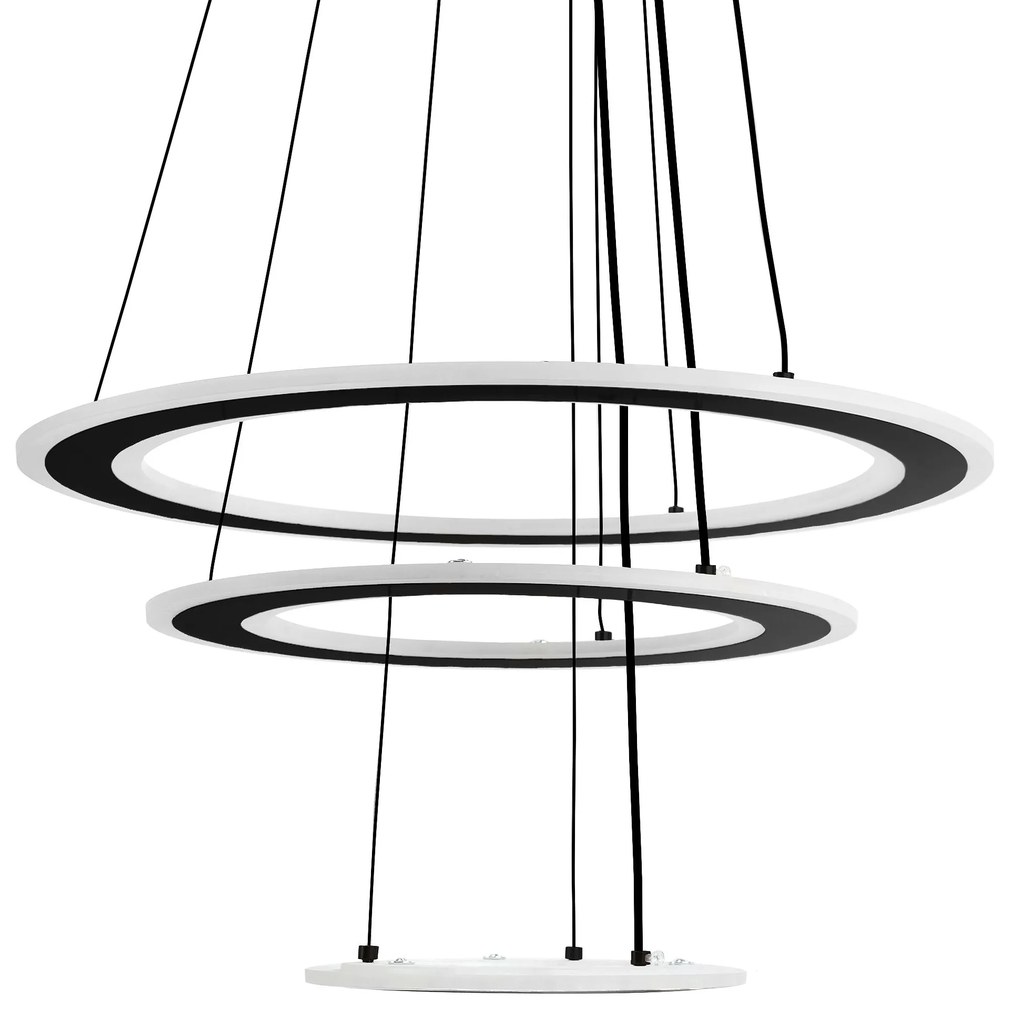 Toolight Toolight, LED stropné osvetlenie 46cm, G040-3CP, čierna, OSW-06307