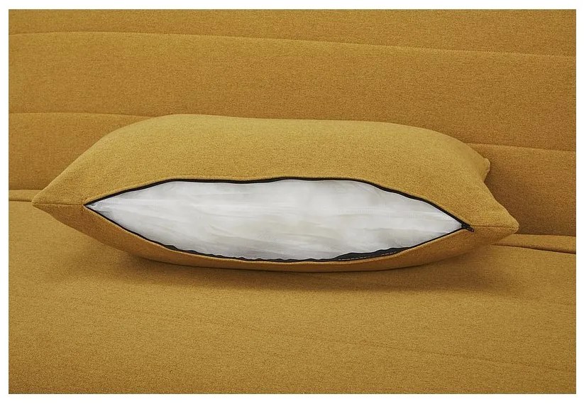 Horčicová rozkladacia pohovka SPIKE II