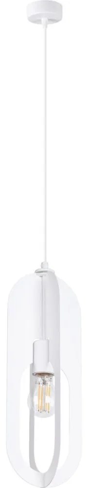 Sollux SL.1360 - Luster na lanku NICUS 1xE27/15W/230V biela