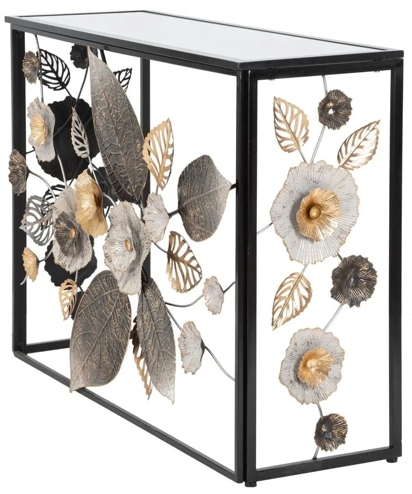 Čierny konzolový stolík 42x112 cm Glam Dark – Mauro Ferretti