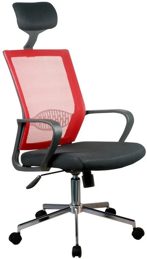 Kancelárska stolička OCF-9 červená