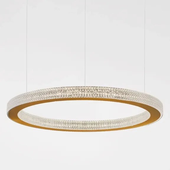LED luster Fiore 60 zlaté