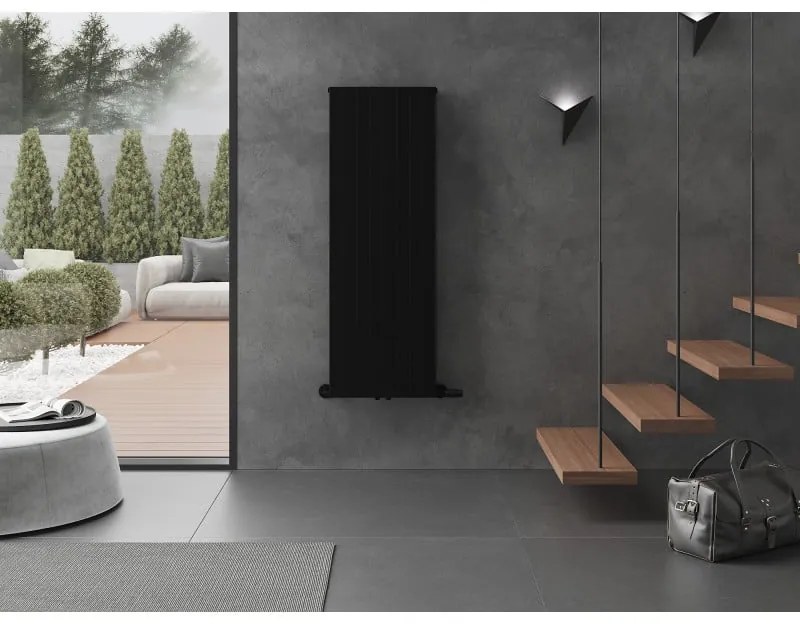 Mexen Topeka, vykurovacie teleso 1400 x 400 mm, 995 W, čierna, W210-1400-480-00-70