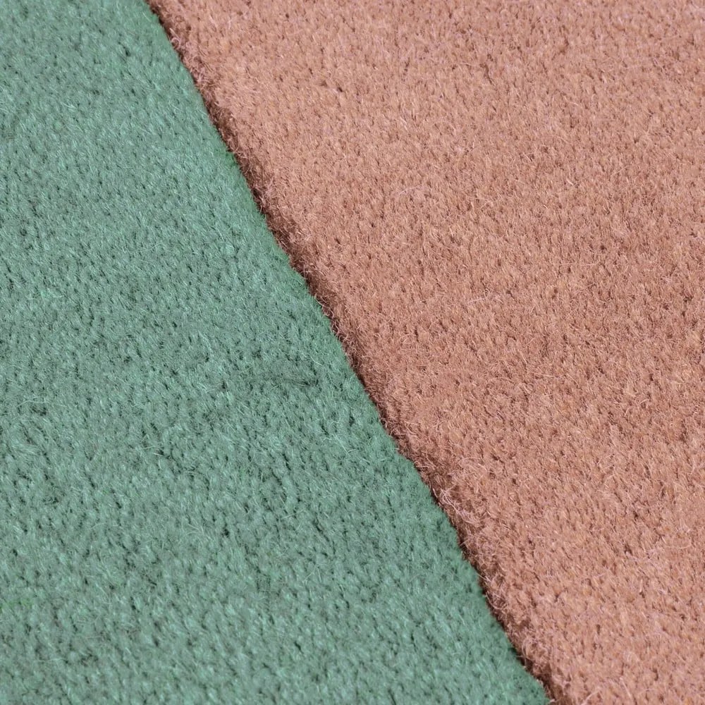 Modrý ručne tkaný vlnený koberec 150x240 cm Lozenge Bright Multi – Flair Rugs
