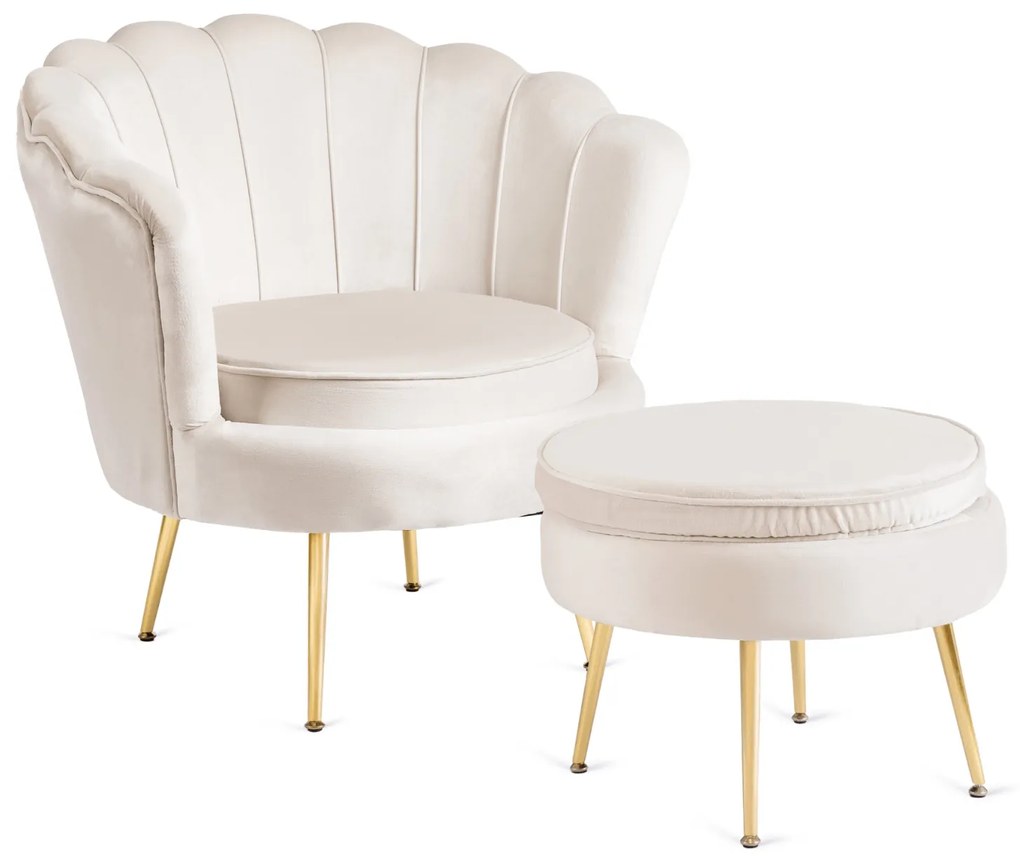 PROXIMA.store - Elegantné čalúnené kreslo GRAND FARBA: čierna