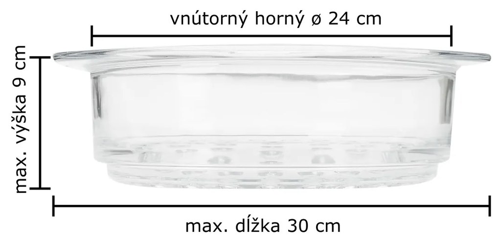 Indukčný naparovací hrniec ø 24 cm x 14 cm