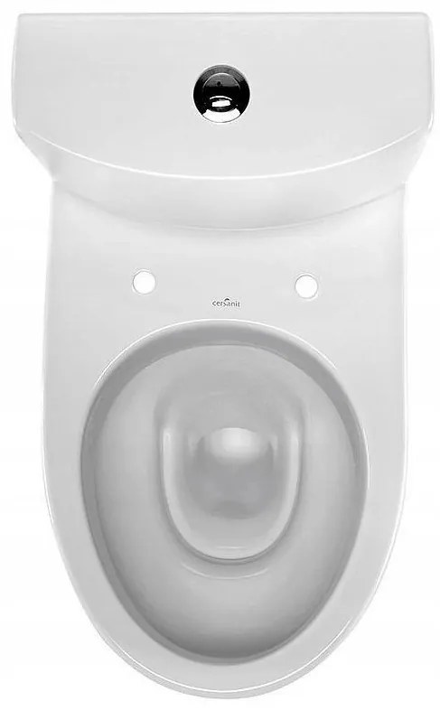 Cersanit PARVA - WC kombi + antibakteriálne sedátko s funkciou pomalého zatvárania, vertikálny odpad, K27-004