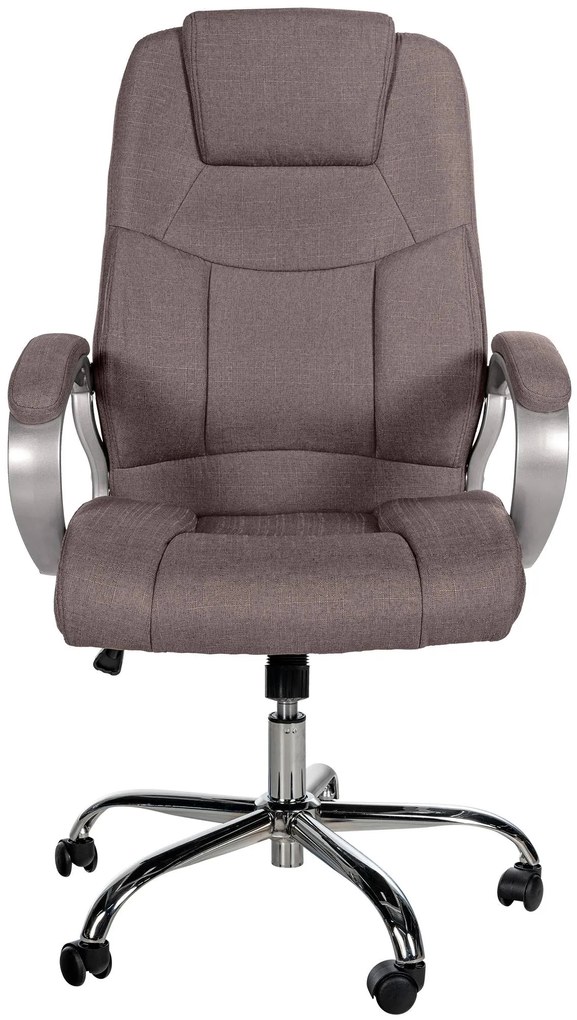 Design-Shop Kancelárska XXL stolička Apol látka - Sivo-hnedá (Taupe)