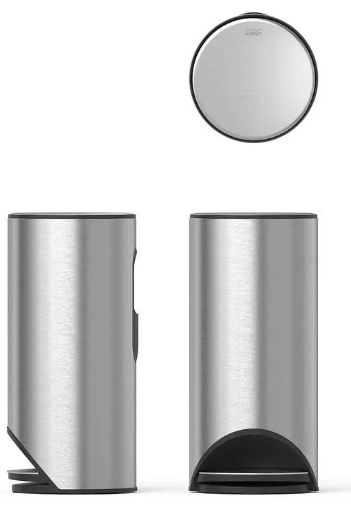 Nášľapný odpadkový kôš z nehrdzavejúcej ocele v lesklo striebornej farbe 30 l Arc – Joseph Joseph