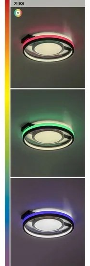 Rabalux 71401 dizajnové funkčné LED stropné svietidlo Shirin, 40W, 2100lm, IP20