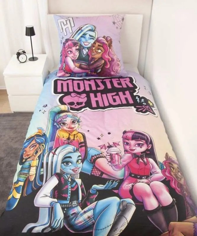 HERDING Obliečky Monster High Bavlna, 140/200, 70/90 cm