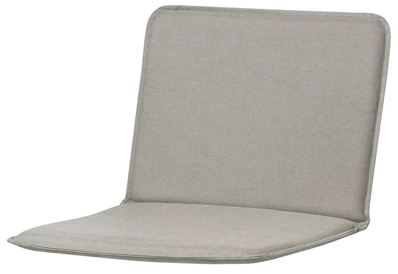 Blomus Vonkajší sedák s opierkou na stoličku YUA 66x39 cm sivý