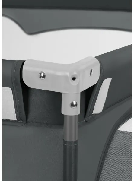 Lionelo - Hracia ohrádka FLORENCE Šedá (grafit)