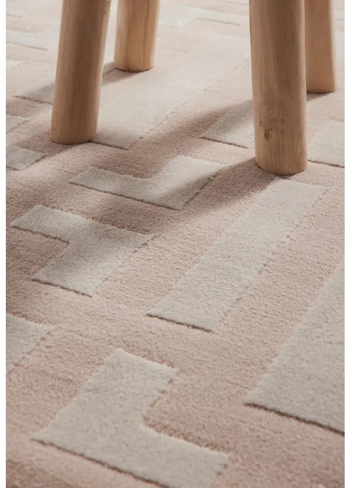 Béžový behúň 80x240 cm Perles Onyx – Elle Decoration