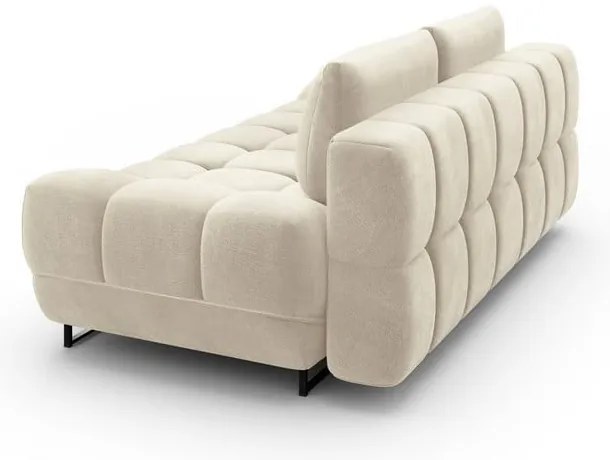 Béžová trojmiestna rozkladacia pohovka so zamatovým poťahom Windsor &amp; Co Sofas Cirrus