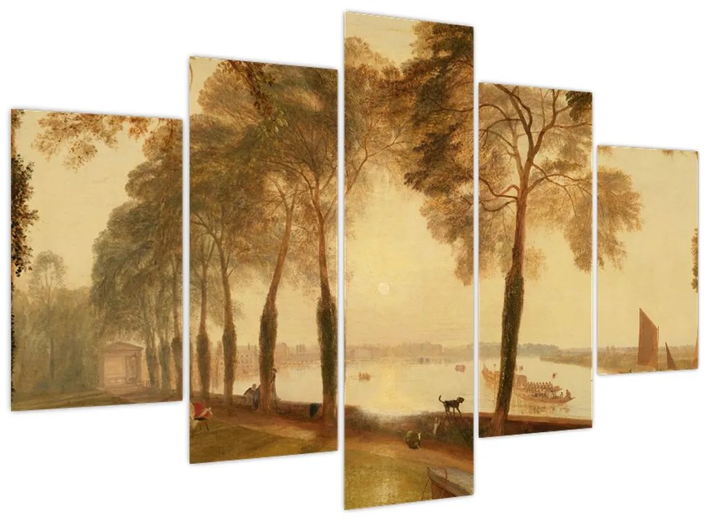 Obraz - Joseph Mallord William Turner, Mortlake Terrace, reprodukcia (150x105 cm)