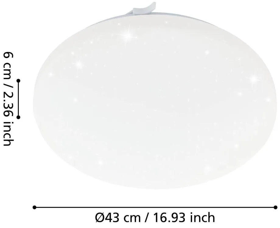Biele LED stropné svietidlo FRANIA-S – EGLO
