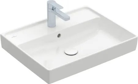 Villeroy &amp; Boch Collaro villeroy boch collar: umyvadlo, obdĺžnikové 600x470mm s přepadem, bílá alpin, 4A336001