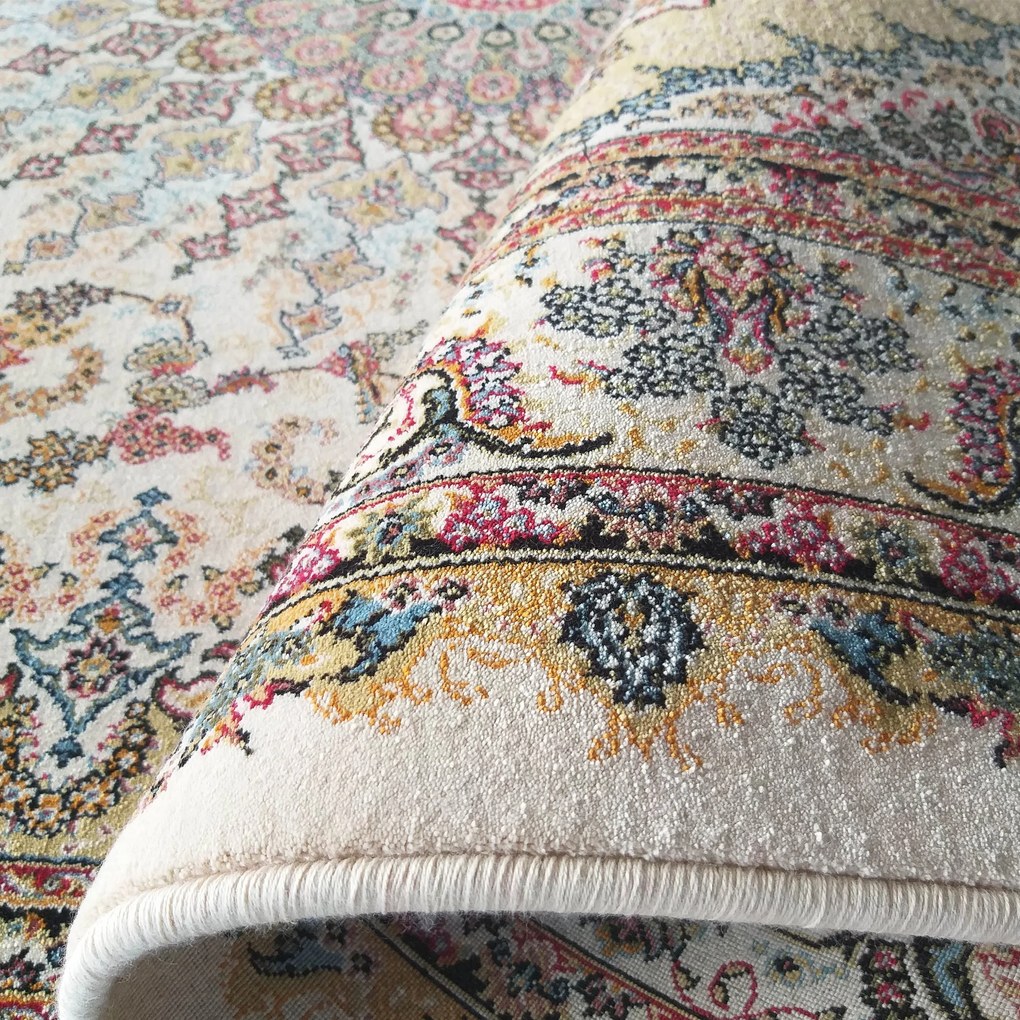 DY Prémiový koberec s exkluzívnym vzorom Pers 02 - krémová Rozmer: 150x230 cm