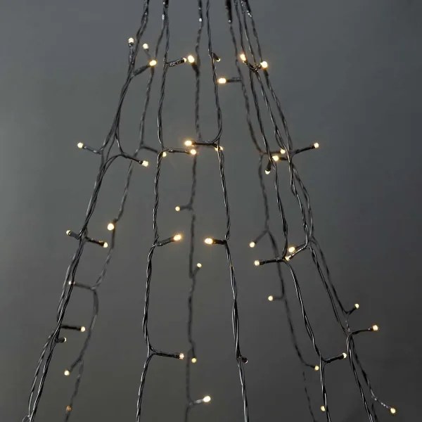 Nedis WIFILXT11W200 - LED Vianočný záves 200xLED/8 funkcií 5x7m IP65 Wi-Fi Tuya