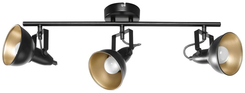 LIVARNOLUX® LED stropné svietidlo v industriálnom dizajne (čierna), čierna (100319627)