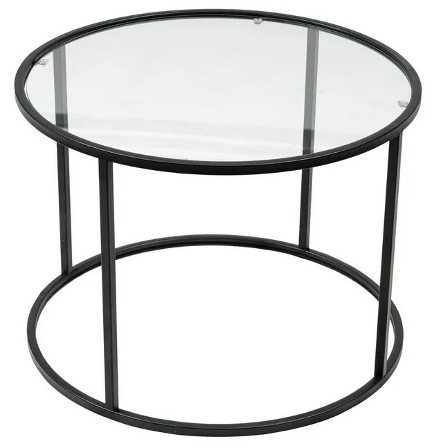 Konferenčný stolík Berlin Black, 60 cm