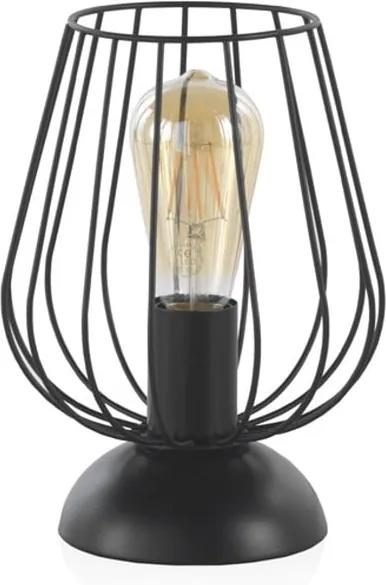 Čierna kovová stolová lampa Geese, výška 26 cm