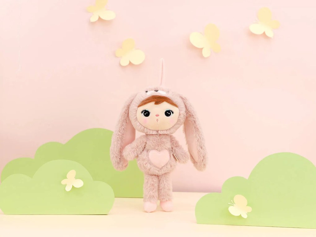 Usínáček - Panenka králík růžová mini 30 cm