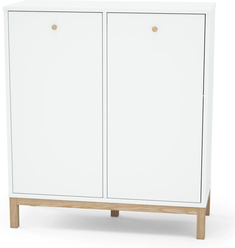 Skrinka s košom na bielizeň