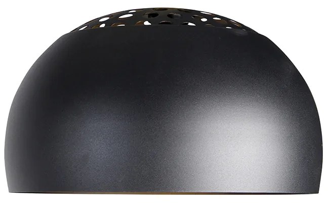 Tienidlo na oblúkovú lampu XXL čierne