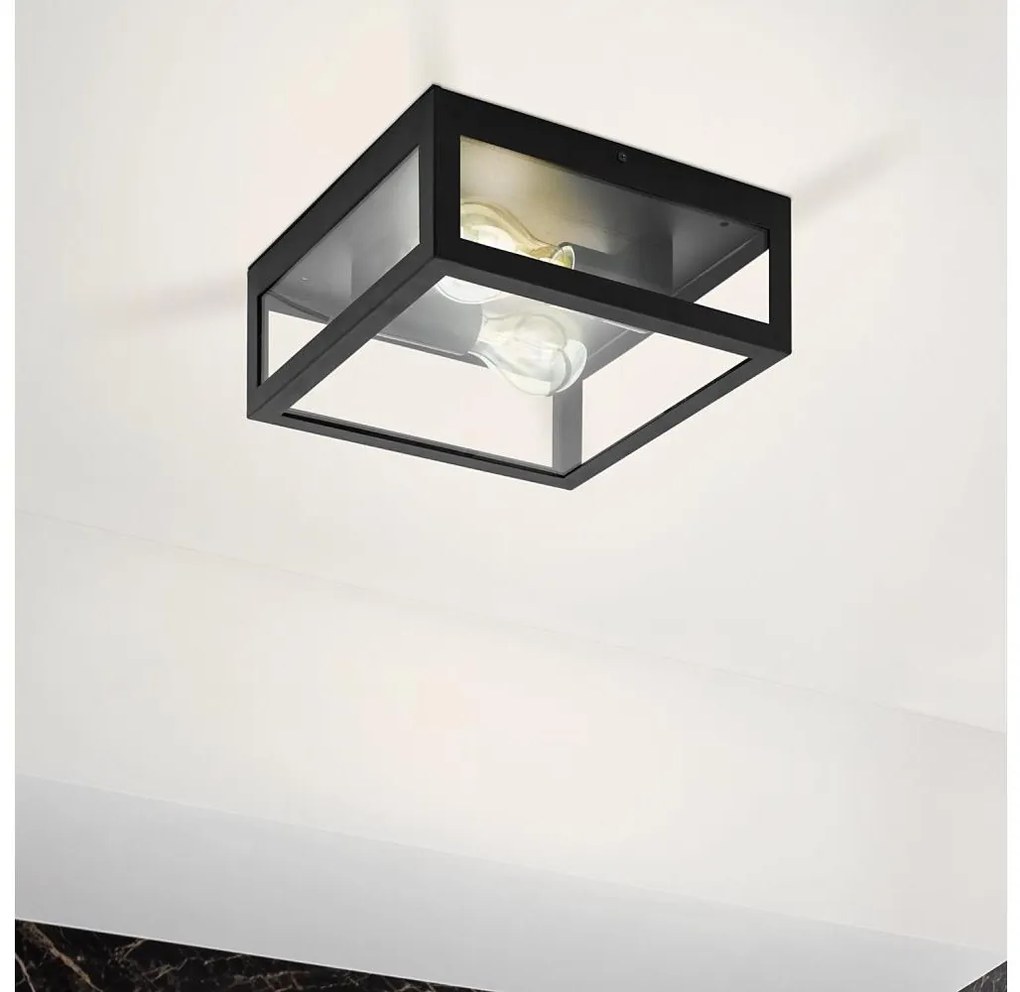 Eglo 99122 - Kúpeľňové stropné svietidlo AMEZOLA 2xE27/40W/230V IP44