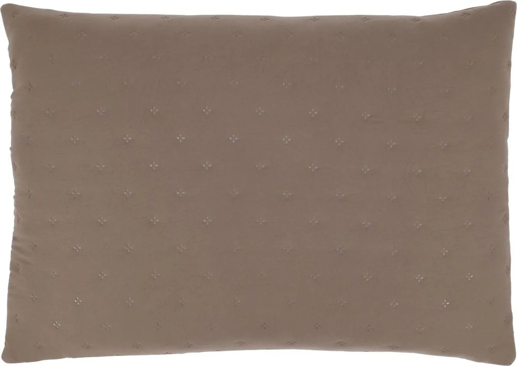 Mäkká hnedá obliečka na vankúš Aix Soft – 70*50 cm