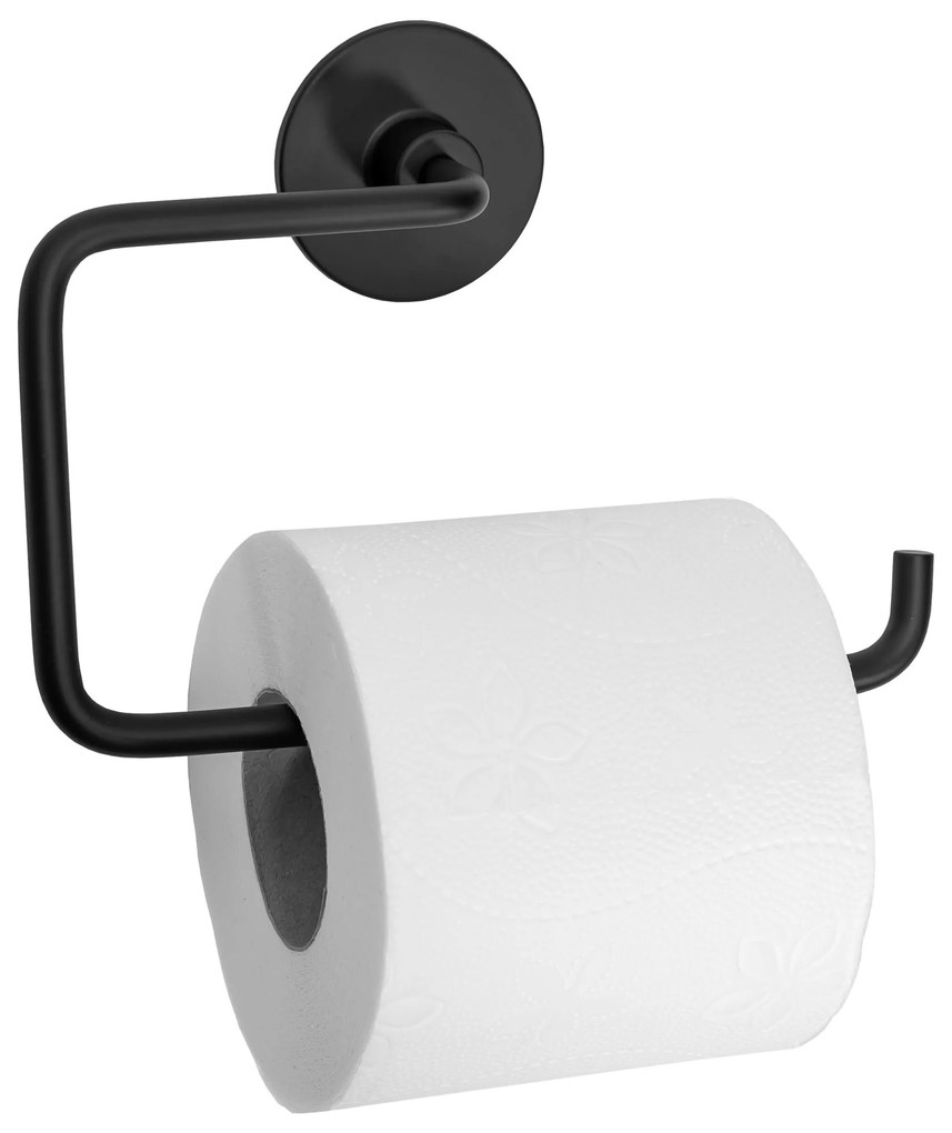 Tutumi Rea, držiak na toaletný papier 3M 322204, čierna matná, REA-77033