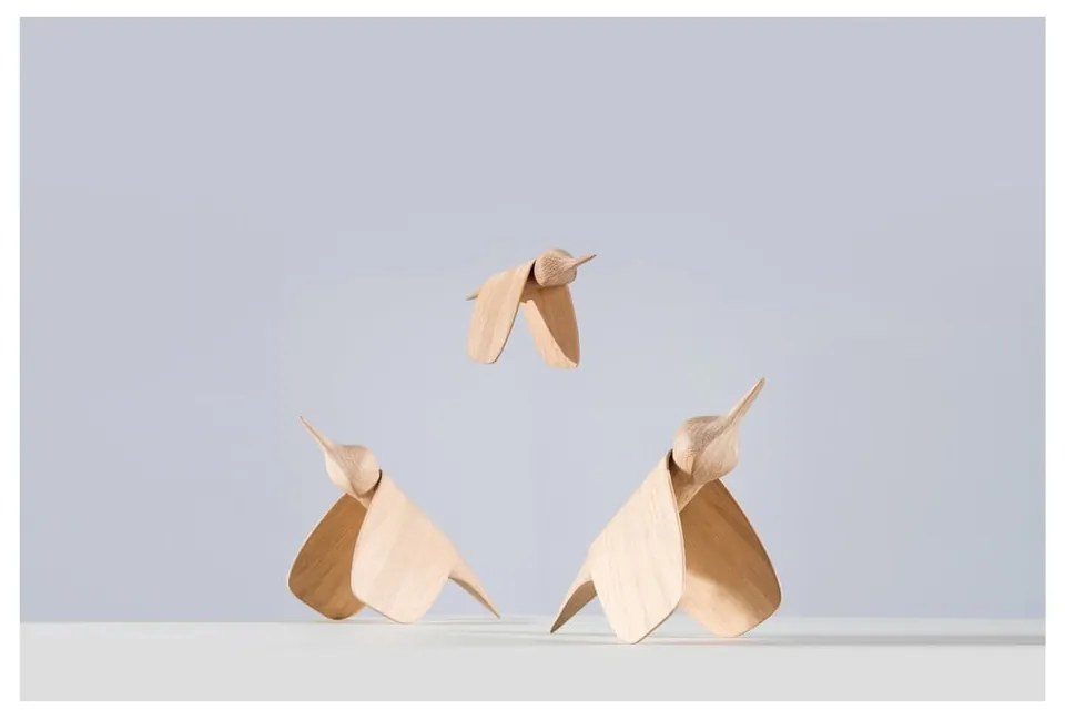 Soška z dubového dreva (výška 11,5 cm) Tica – Gazzda