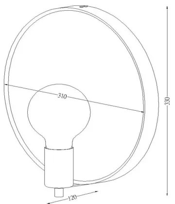 Lucide 36213/31/72 - Nástenné svietidlo so zrkadlom REFLEX 1xE27/25W/230V béžová