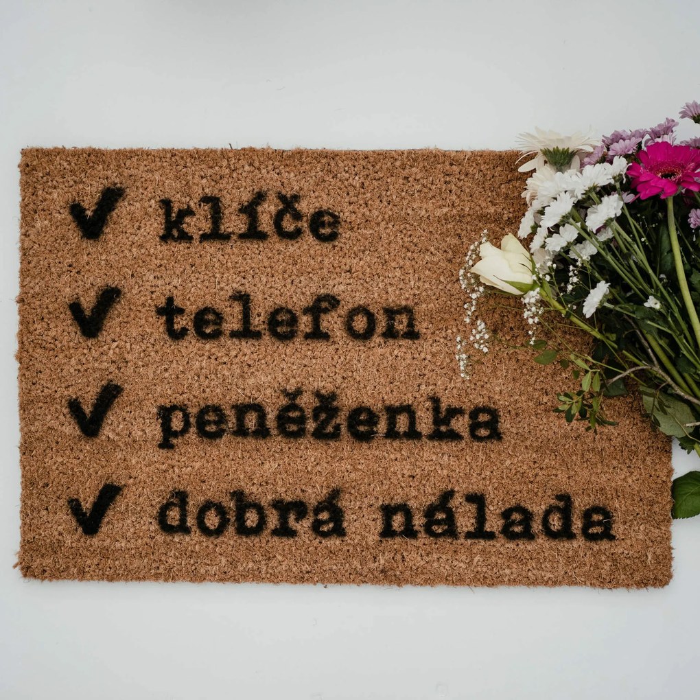 Artsy Doormats Rohožka Checklist - CZ