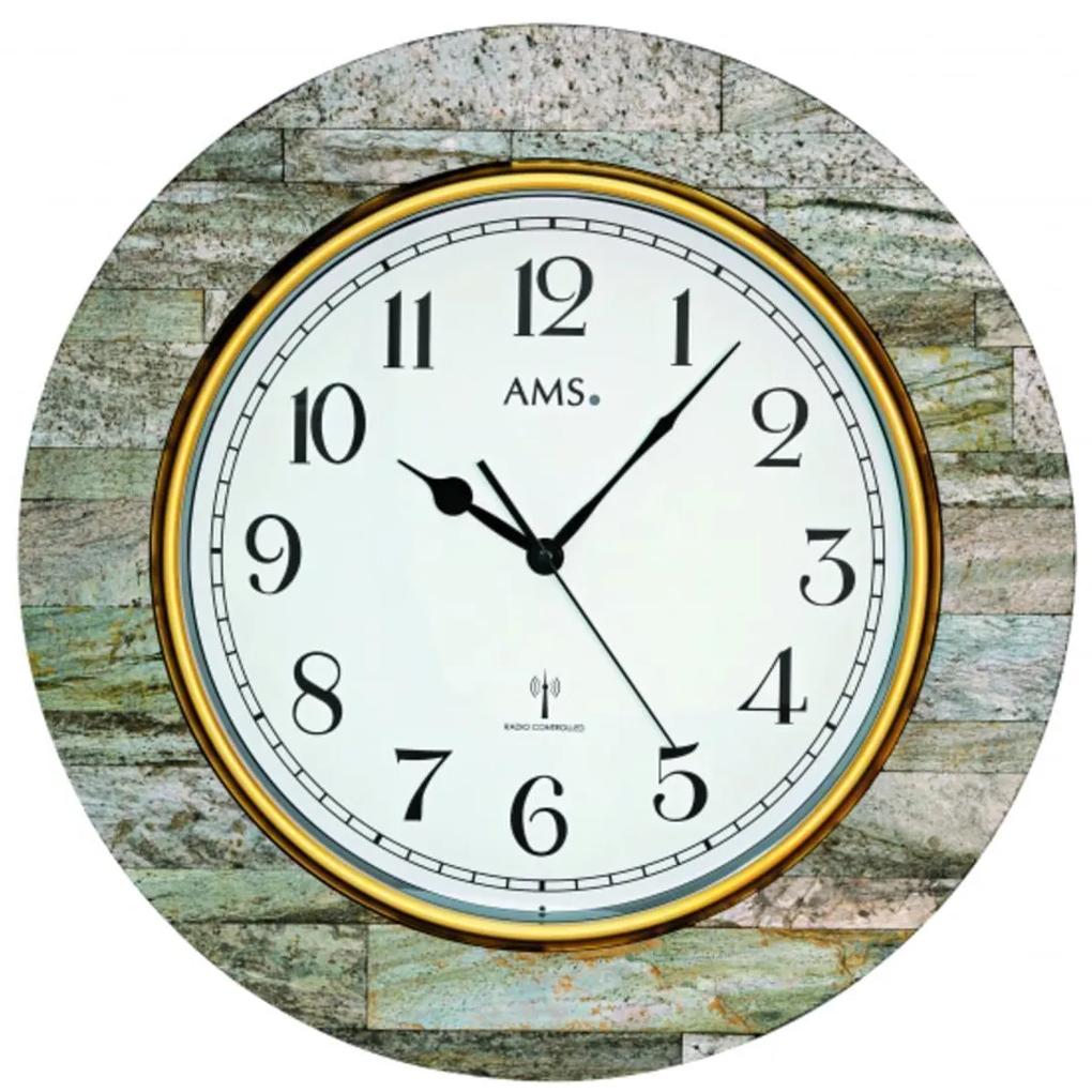 Moderné nástenné hodiny AMS 5569