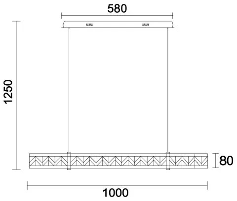 LED Stmievateľný luster na lanku ENRIQUE LED/20W/230V 3000-6000K + diaľkové ovládanie