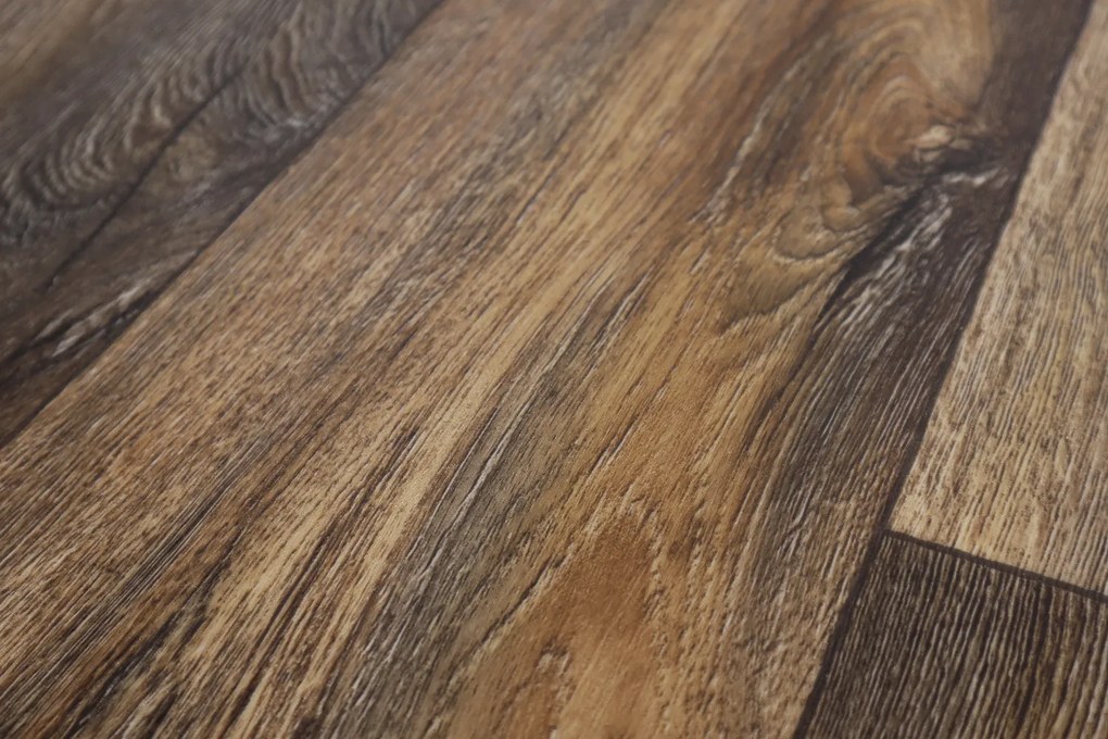 Beauflor, PVC podlaha - lino Toptex Cracked Oak 693D, na mieru, šíře 4m,5m, hnedá, filc, chodba / predsieň