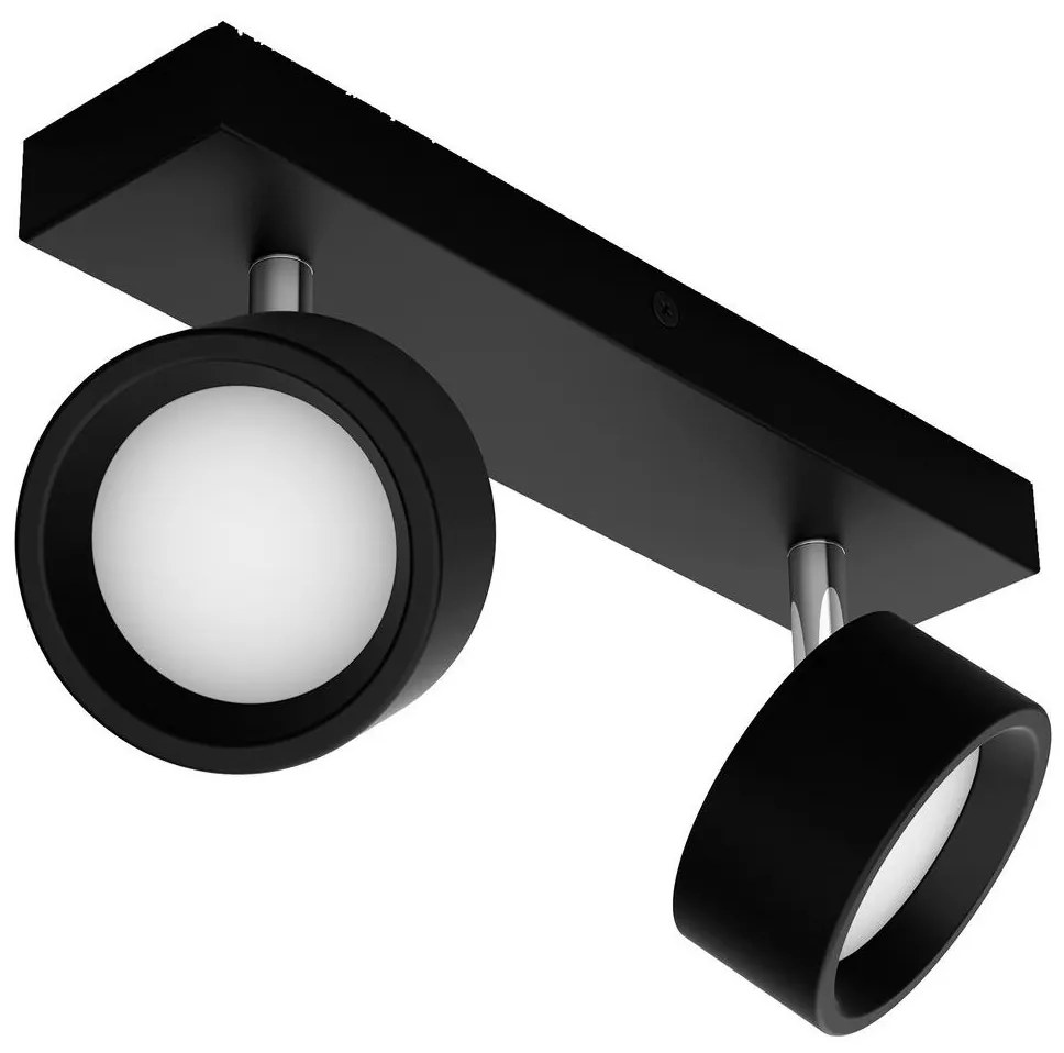 Philips - LED Bodové svietidlo BRACIA 2xLED/5,5W/230V čierna P5887