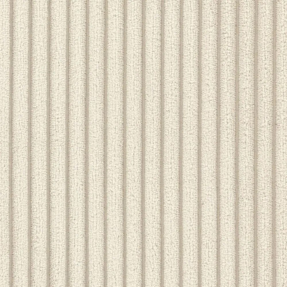 Béžové menčestrové kreslo s podnožkou Niko – Ropez