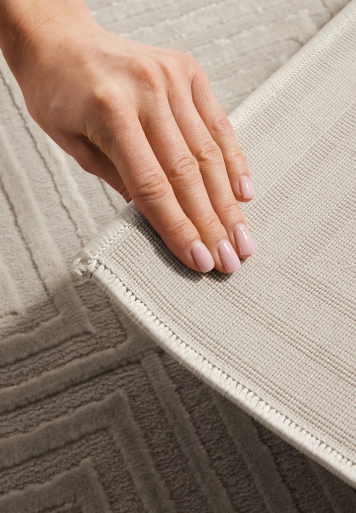 ELLE Decoration, Behúň Perles 106184 White Cream z kolekcie Elle, 80x240, béžová, obývacia izba