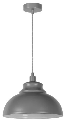 Lucide 34400/29/36 - Závesné svietidlo ISLA 1xE14/40W/230V šedá